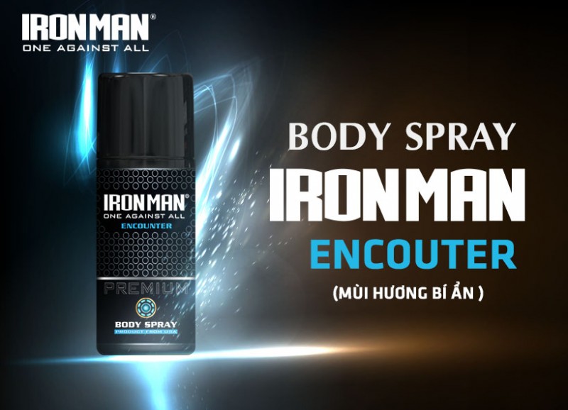 Xịt toàn thân Ironman – Sức hút từ mùi hương