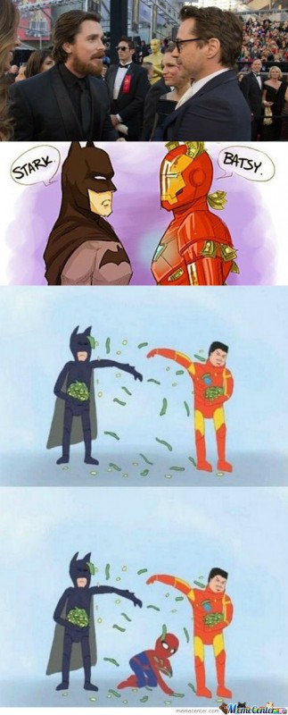 bat vs ironman