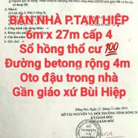 BÁN NHÀ TAM HIỆP - GIÁ SỐC - CƠ HỘI VÀNG!