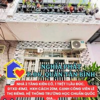 NHÀ 2 TẦNG ĐÚC, 41M2, 2 PHÒNG NGỦ RỘNG, HẺM THÔNG, SÁT CƯ XÁ BẮC HẢI!