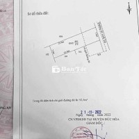 Bán Nền Đất 7x25m - Full Thổ Cư - Đường Ô Tô - Hòa Khánh Đông, Đức Hòa, Long An  
