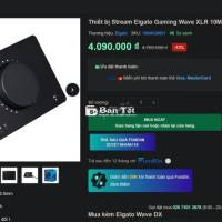 Dock wave XLR cho streamer chuyên nghiệp