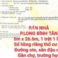 CƠ HỘI VÀNG - NHÀ ĐẸP LONG BÌNH TÂN - GIÁ SỐC 2.66 TỶ - BỚT GIÁ MẠNH!