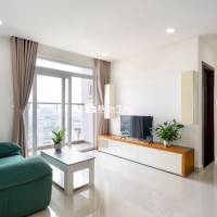 Cho thuê căn 2pn có rèm nhà mới giá 7,5tr, máy lạnh giá 8 tr