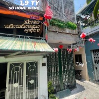 CHỈ 1,9 TỶ, NHÀ 2 TẦNG CÓ SỔ HỒNG RIÊNG, LIỀN KỀ TRUNG TÂM QUẬN 1