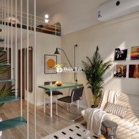 Cho thuê duplex có ban công tiện nghi ngay vòng xoay Liên Phường