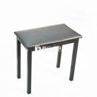 Ghế Đàn Piano Organ Chân Sắt Bọc Da Simili Màu Đen