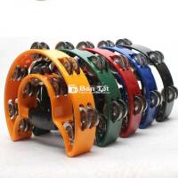 Trống Lục Lạc Hand Held Tambourine Đen