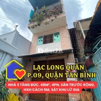 🏡 NHÀ 4 TẦNG ĐÚC LẠC LONG QUÂN, SÁT HXH, 48M², 4PN, GIÁ CHỈ 6.5 TỶ!!
