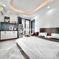 THUÊ CĂN HỘ HOÀNG HOA THÁM 25M2 NHÀ MỚI - BAN CÔNG FULL NỘI THẤT