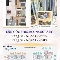 BÁN CĂN GÓC 61m2 - 2PN2WC BCONS TÂN ĐÔNG HIỆP GIÁ GỐC 