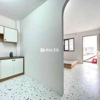 💥 Căn hộ 1 Phòng ngủ, Tách bếp, Bancony, full nội thất chợ Bà Chiểu