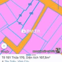 Em chính chủ Cần bán lô đất mặt tiền P.Tân Phong,4,2x21=107,4m2, SHR