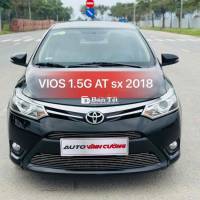 Toyota Vios 2018 1.5G AT Đen