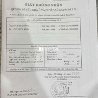 Nhà nát 32/36/26G Ông Ích Khiêm, p11, Q11. sổ chủ củ chưa qua cò láy