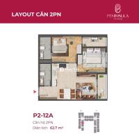 Chuyển nhượng căn hộ 2PN tầng 15 dự án Peninsula Đà Nẵng