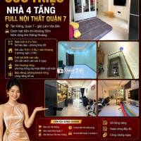🆘 CHỦ GIẢM TỔNG CỘNG 650 TRIỆU – NHÀ 4 TẦNG FULL NỘI THẤT QUẬN 7