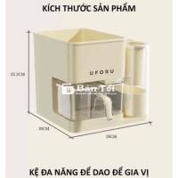 Kệ đựng gia vị UFORU Nhựa Trắng Đa năng