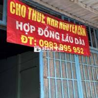 Cho thuê nhà mặt tiền bùi công trừng đông thạnh . Giá 12tr