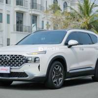Hyundai Santafe 2022 Trắng  Giá 1030 HỖ TRỢ GÓP