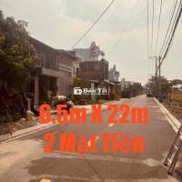 ĐẤT 2 MẶT TIỀN-Ngang 6.5m Dài 22m-Full Thổ Cư-Gần Chợ BÀ ĐIỂM