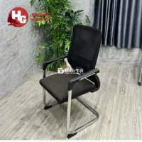 Ghế văn phòng Lưới Vải Kim loại Đen 80% mới