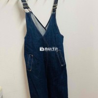 Váy yếm Jean Nữ Xanh đậm đã sử dụng