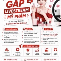 Tuyển Nhân Viên Livestream Bán Mỹ Phẩm