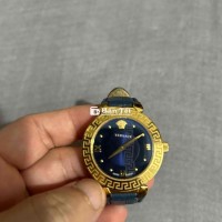 Đồng hồ Versace Nữ dây da mặt gold