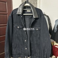 Áo khoác denim Alcyusism Maverik đen SML