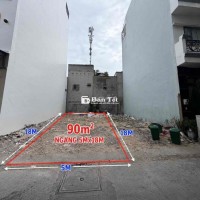 bán Đất Hương Lộ 2, 90m2, ngang 5x18m, khu phân lô, đường 6m, xây cao