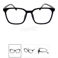 Gọng kính Sanhe 24348 Nhựa dẻo TR90 Đen