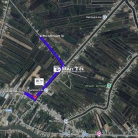 Bán đất vườn gần cầu Bạch Ngưu, đã có sổ, mặt bằng 70%