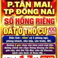 BÁN NHÀ P.TÂN MAI, SỔ HỒNG RIÊNG THỔ CƯ 💯 GẦN CHỢ, NHÀ THỜ, VINCOM