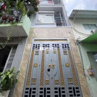 Nhà KDC Bình Phú 3x10 1 trệt 2 lầu 1T 4PN