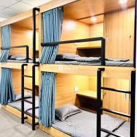 KÝ TÚC XÁ SLEEPBOX cao cấp ngay gần sân bay. Free phòng GYM 