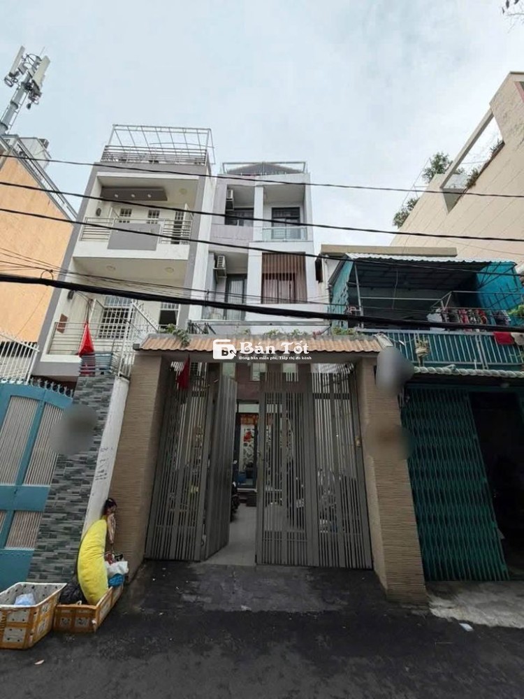 HẺM 8m Thông GÒ DẦU_TÂN HƯƠNG, 4x25m, 6m Sân, ĐÚC 3 TẤM 4PN_4WC