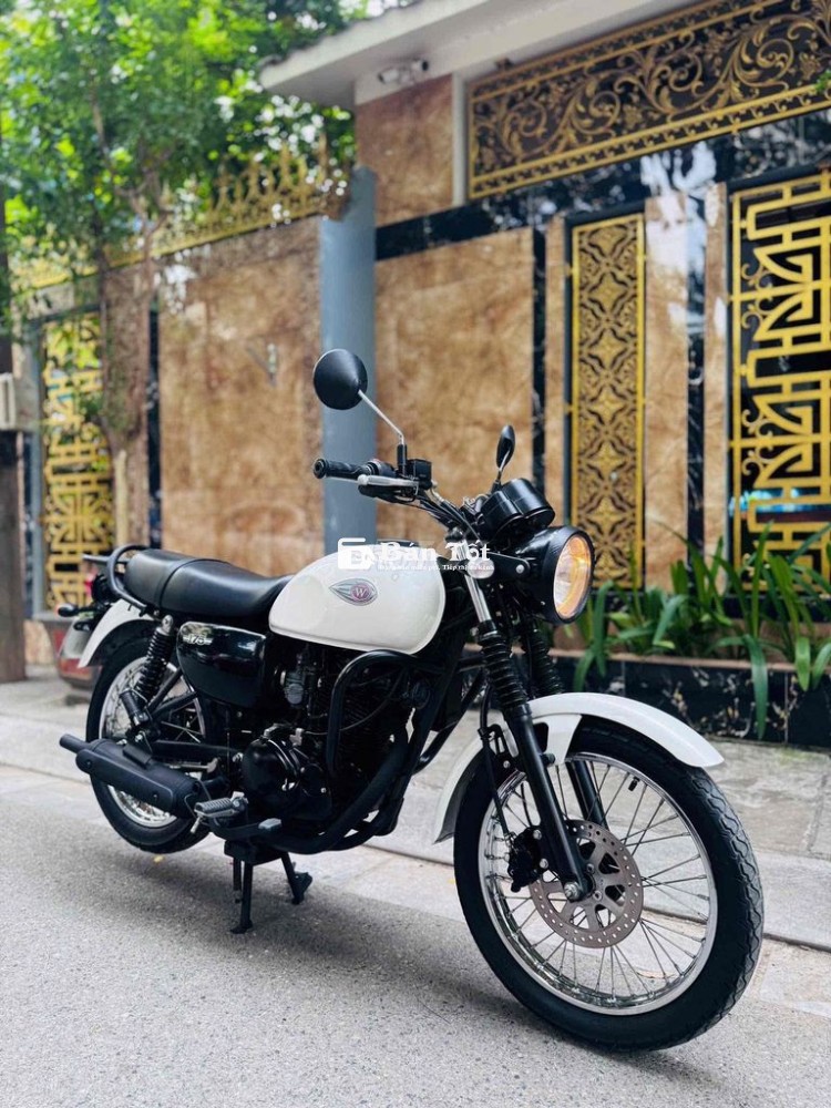 Kawasaki W175 Đặc biệt Trắng xe nguyên bàn đẹp