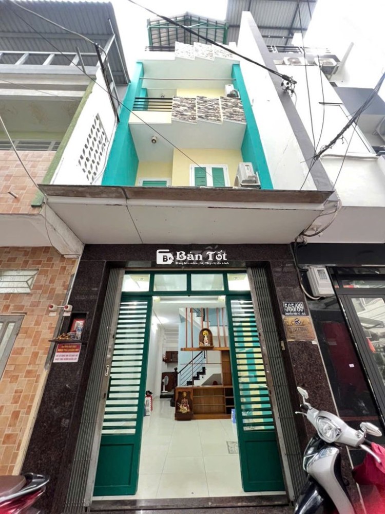 🌟 🌟HHMG1%-565/89 Nguyễn Trãi, P.An Đông. Nhà 4 tầng mới
