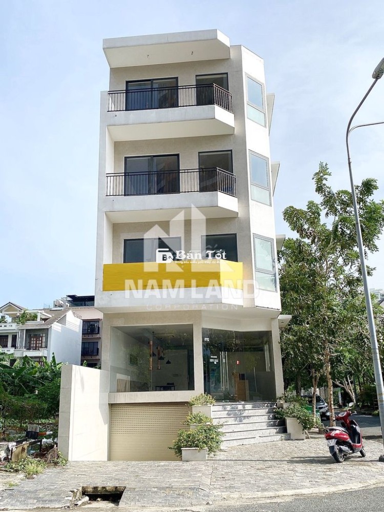 Cho thuê tòa Văn Phòng Góc 2 mặt tiền 6.5x18m Hầm 4 lầu-Gía 55 triệu