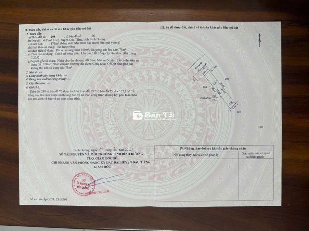 Đất Thanh An, TPHCM (Định Hiệp Dầu Tiếng cũ)