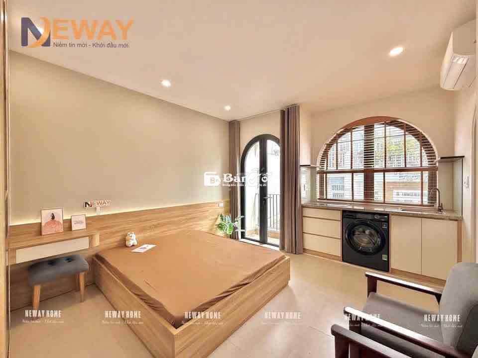 SIÊU STUDIO MỚI XÂY CỰC CAO CẤP CÓ BAN CÔNG FULL NỘI THẤT KHU TÊN LỬA