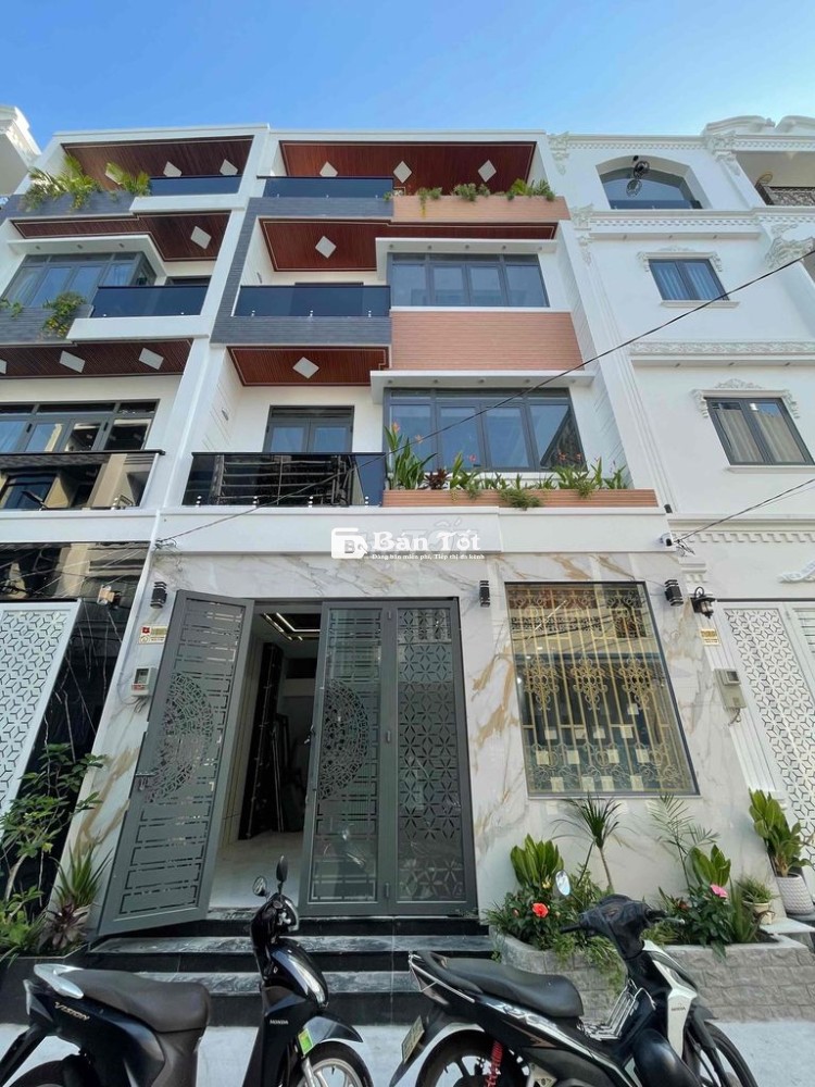 NHÀ PHỐ XÂY DỰNG MỚI CÓ THANG MÁY - ĐƯỜNG THÔNG 8M 2279 HUỲNH TẤN PHÁT
