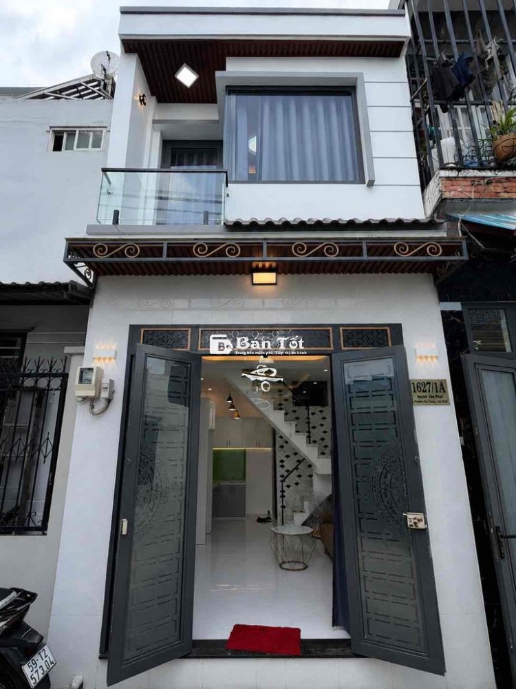 Nhà HXH 1627/1A Huỳnh Tấn Phát Q7 TPHCM 3,5x7m nhà mới hẻm xe hơi 2pn
