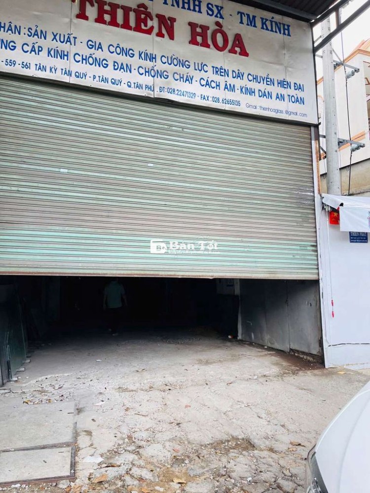 Bán xưởng mặt tiền kinh doanh đường Tân Kỳ Tân Quý 1300m² thổ cư