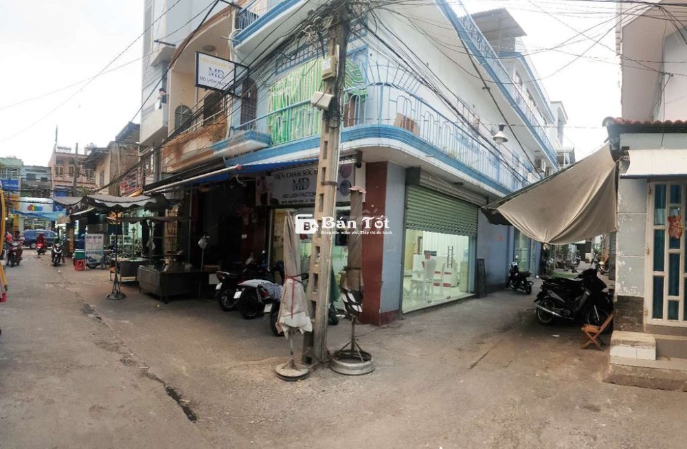 Nhà góc chợ 2MT 264/5 Nguyễn Sơn, Tân Phú, 3 tầng, hướng Đông, 9.8 tỷ