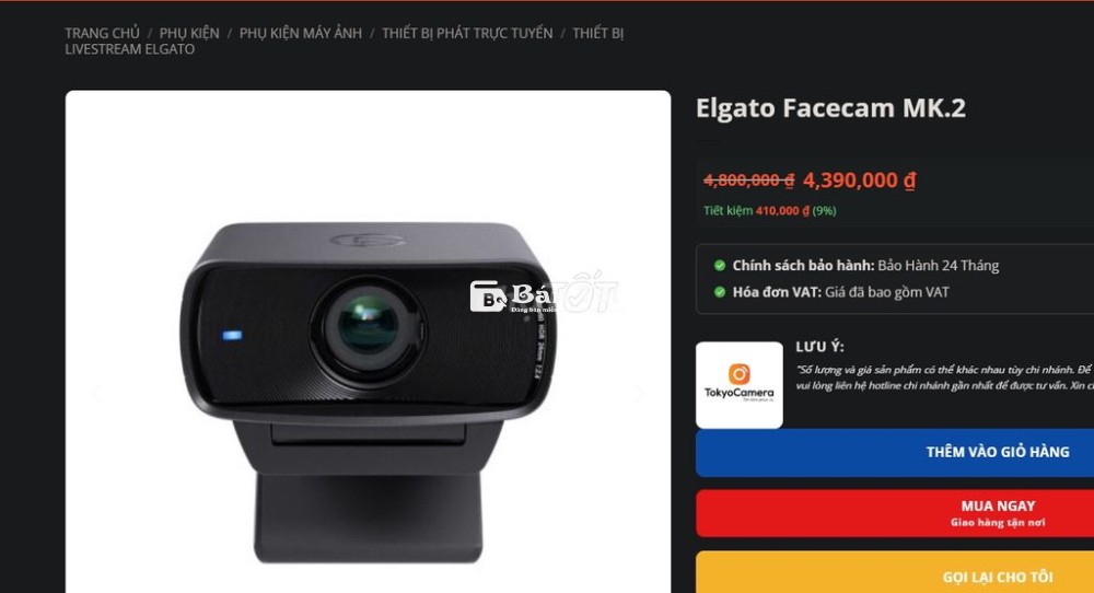 Webcam Camera facecam cho streamer sắc nét