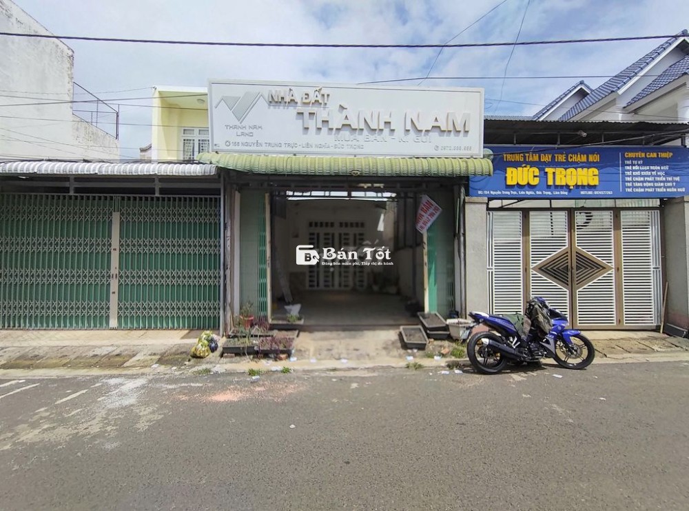 BÁN NHÀ MẶT TIỀN THỊ TRẤN LIÊN NGHĨA KHU HÀNH CHÍNH MỚI XÃ ĐỨC TRỌNG