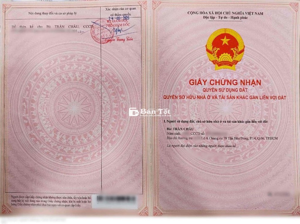 BÁN GẤP❗️Chính chủ lầu 4 - 2PN, 62,9 m2, P.14 - Q6