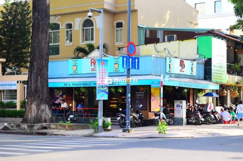 Cho thuê góc 2 MT số 6 Phạm Ngọc Thạch - Nguyễn Thị Minh Khai, Quận 3